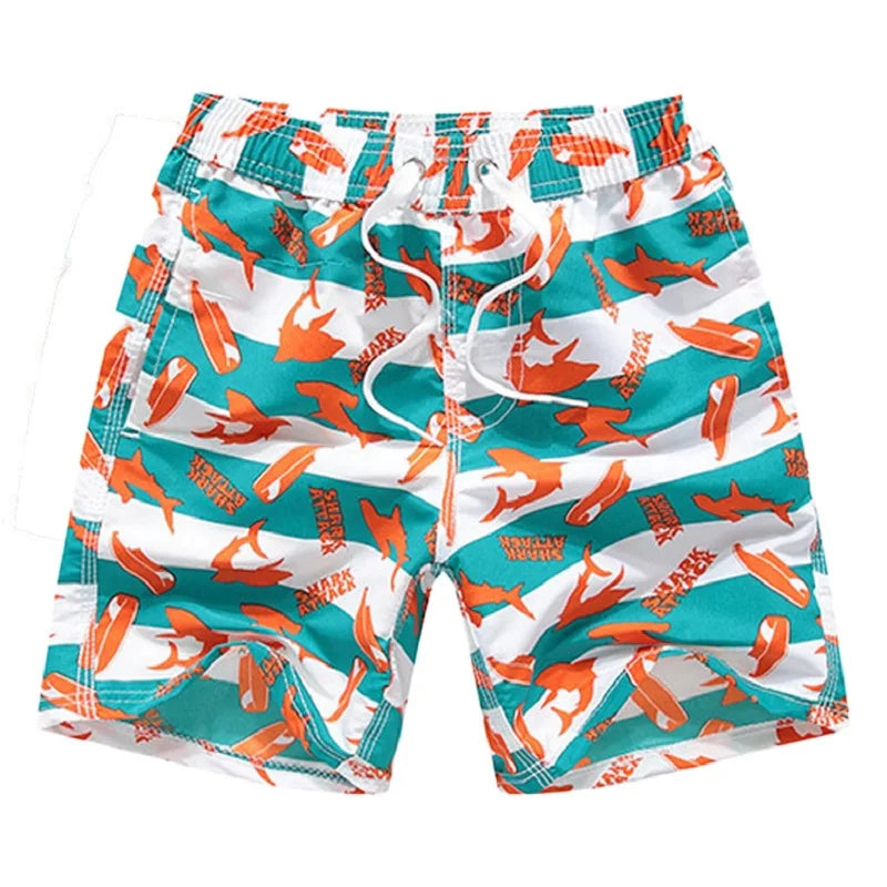 3-15Y Summer Boy Shorts Beach Swimming Shorts Fast Dry Baby