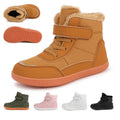 Wide Toe Barefoot Winter Boots | Kids Warm Snow Shoes
