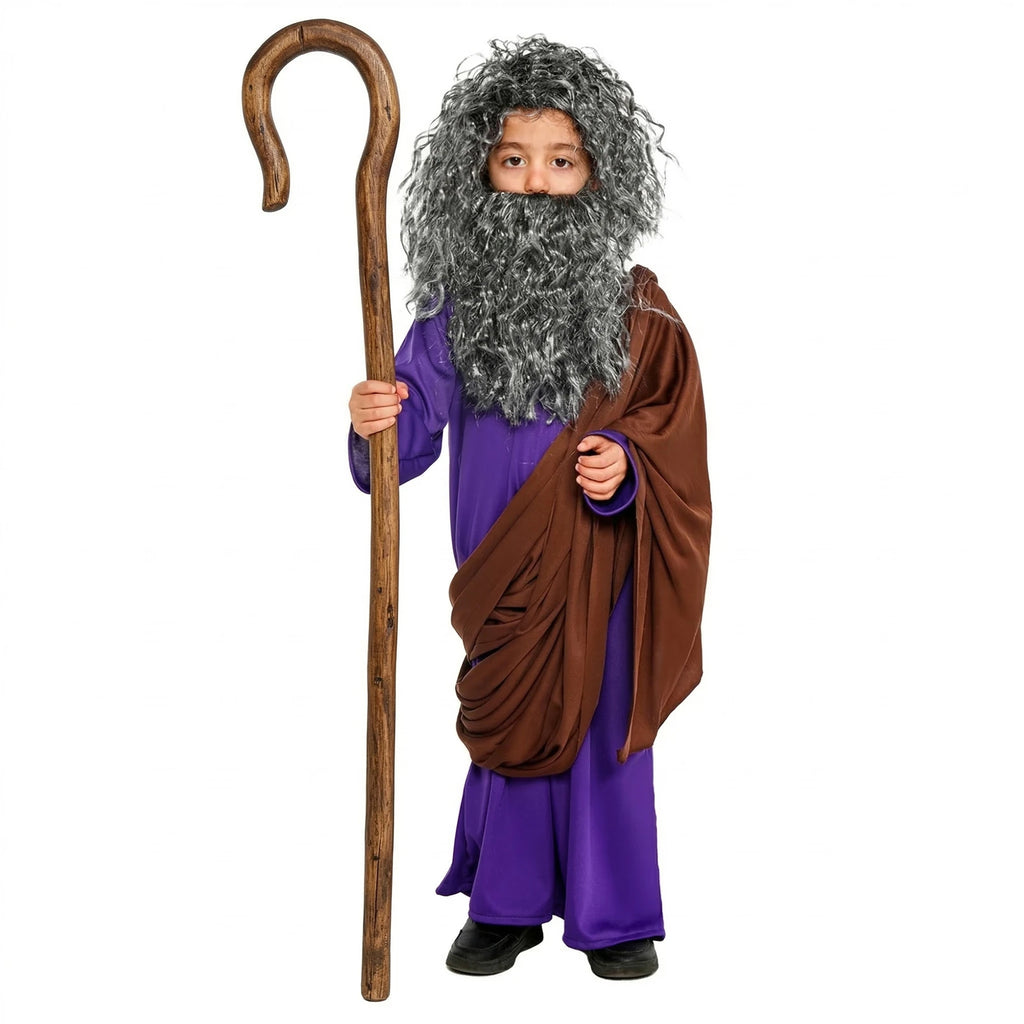 Shepherd King Fancy Dress Robe & Crown Set