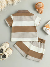 Load image into Gallery viewer, Children’s Summer New Arrival Boys’ Regular Striped Teddy Be
