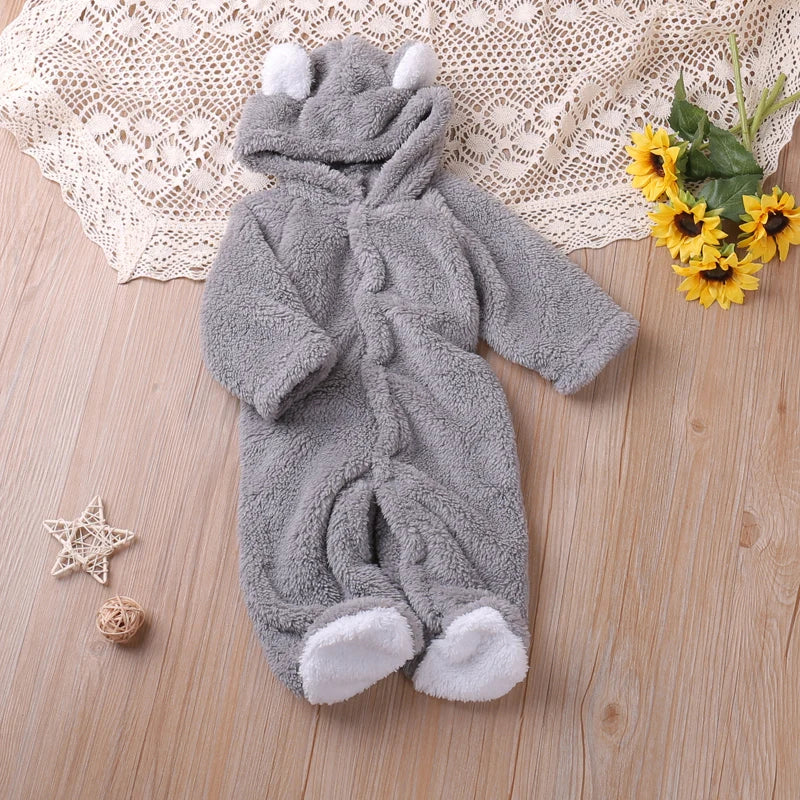 Cartoon Autumn Romper | Newborn–12 Months