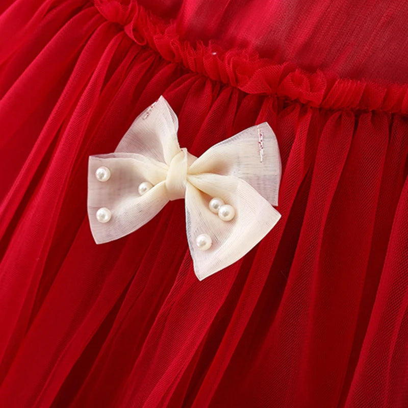 Red Princess Party Dress for Babies & Toddlers