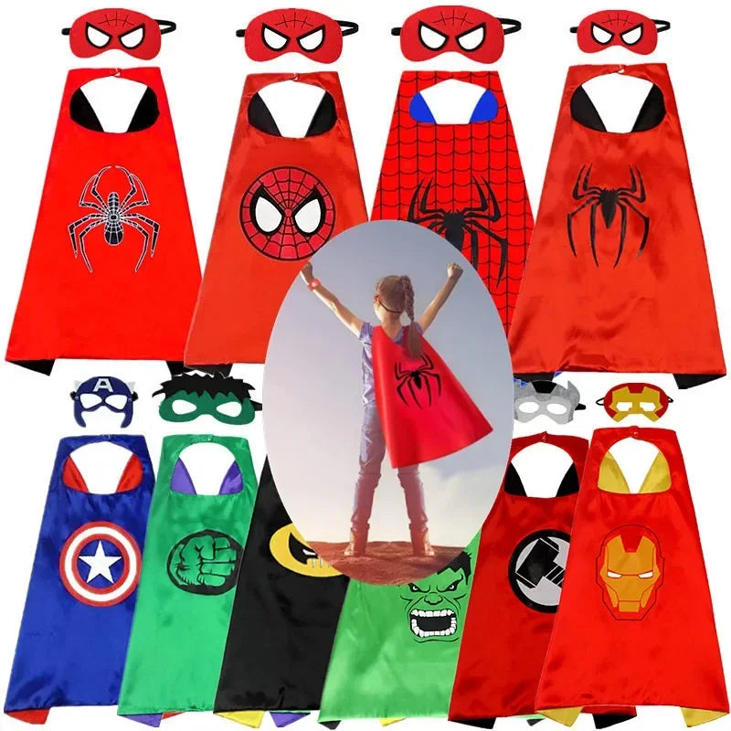 Superhero Capes for Kids, Cool Halloween Costume Cosplay Fes