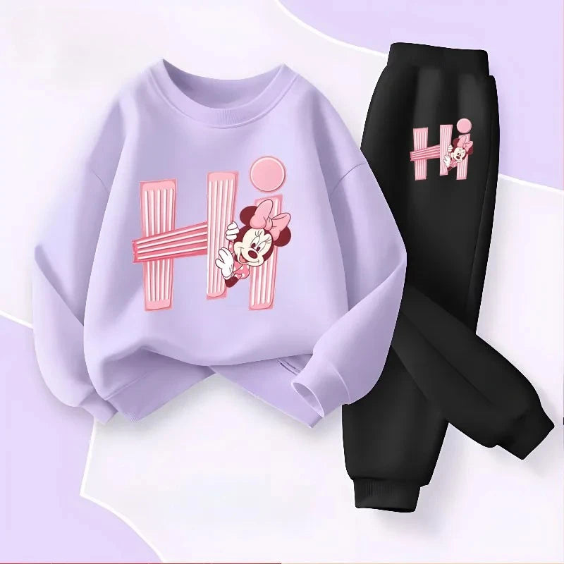 2026 Children's Long Sleeve Pullover Sets Spring Prinyted Gi
