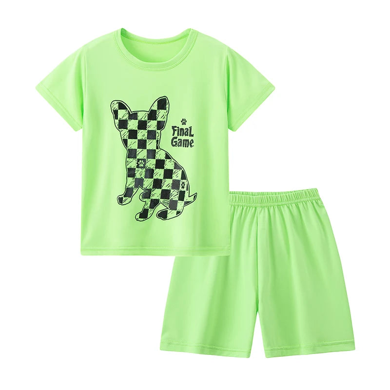 2-Piece Summer Children's Comfortable and Versatile Cute Sho