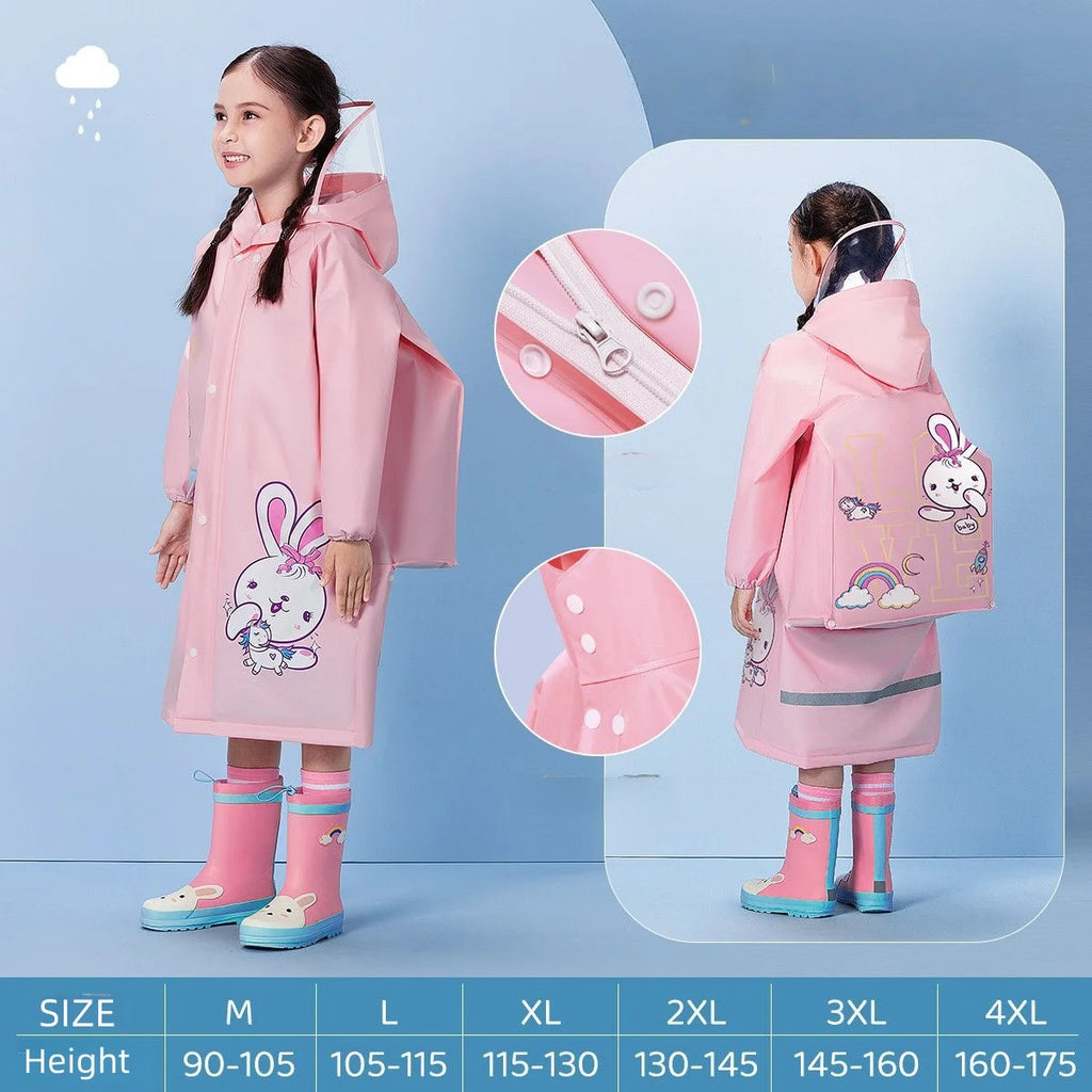 Children's Raincoat Kindergarten Primary School Student's Ca