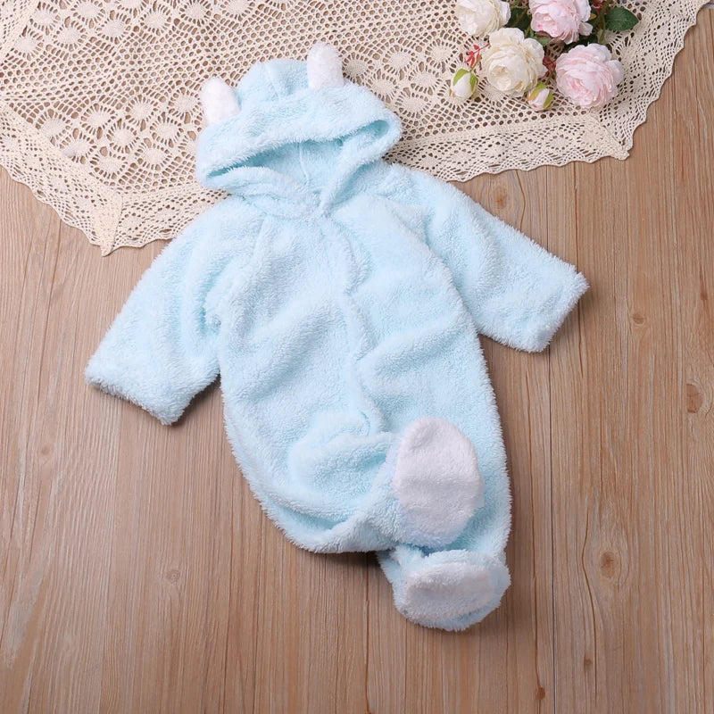 Cartoon Autumn Romper | Newborn–12 Months