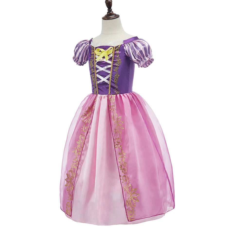 Girls Costume Children Cosplay Princess Dress Kids Halloween