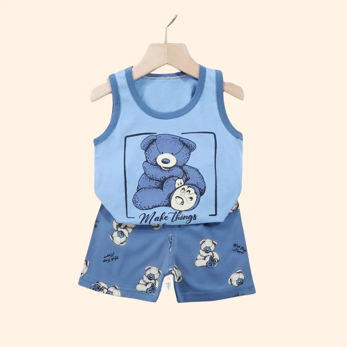 Boys Summer Vest & Shorts Set