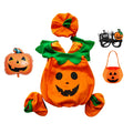 2026 Baby Girls Boys Children Jumpsuit Halloween Pumpkin Cos