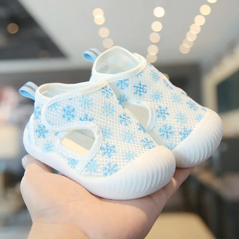 Breathable Knit Mesh Walking Shoes for Kids Spring Summer So