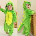 Halloween Dinosaur Winter Baby Romper Kigurumi Costume Flann