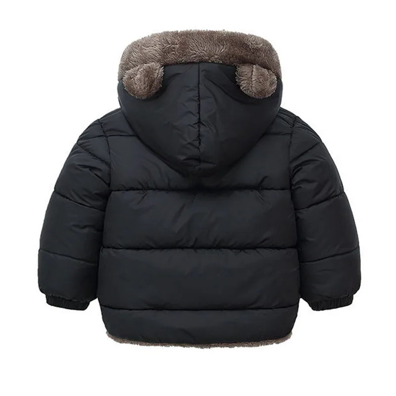 Kids Quilted Hooded Winter Coat | Warm Padded Jacket