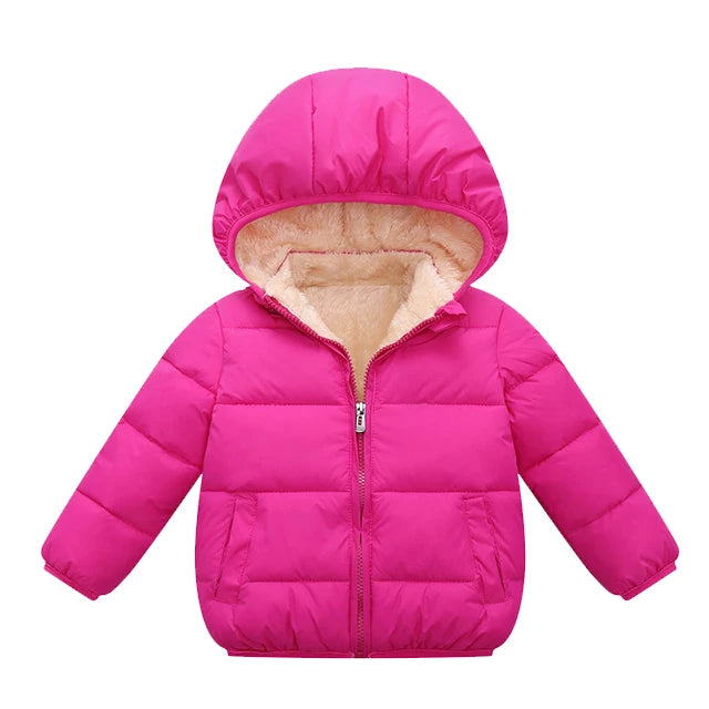 Baby Children Coats Winter Thick Jackets For Boys Warm Plush