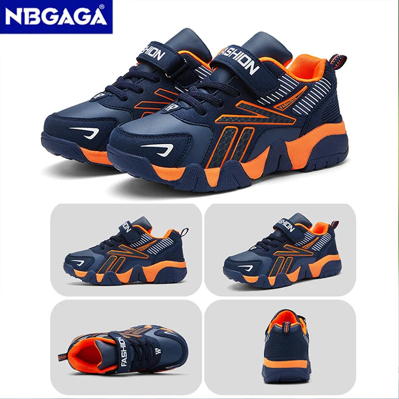 Classic Leather Trainers for Kids | Sizes 10.5-13