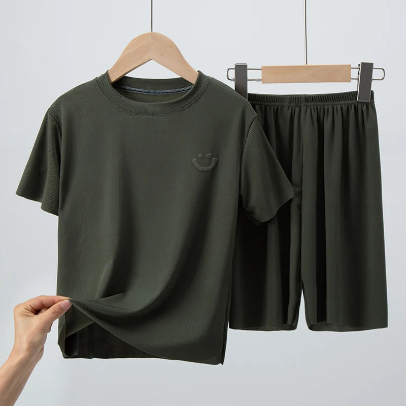 Cool Summer 2-Piece Shorts Set for Boys