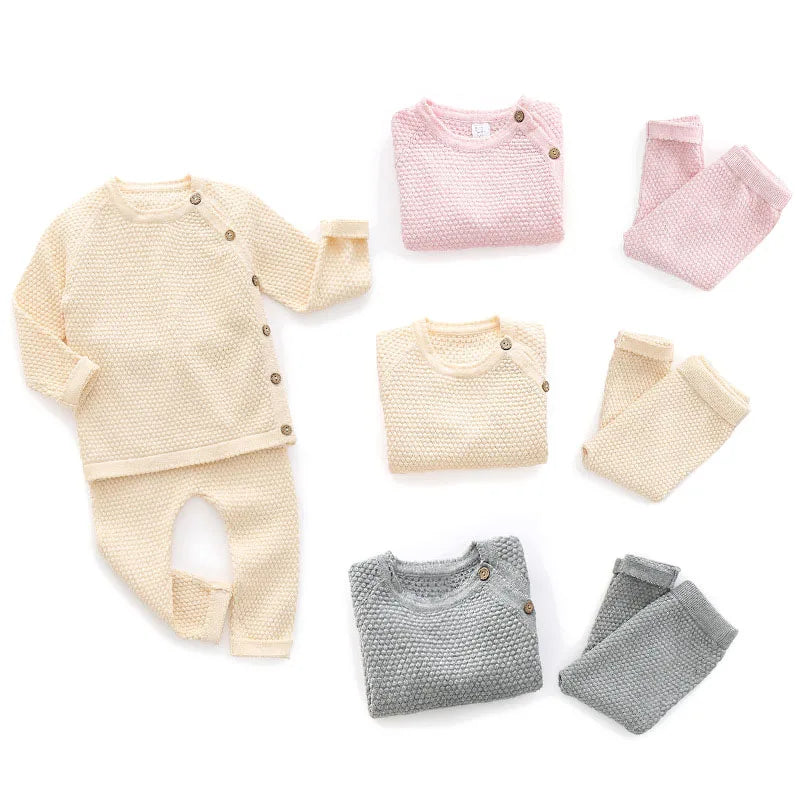 Baby Clothes Sets Ensembles Cotton Spring Newborn Boy Girl I