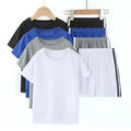 2 Pcs Summer Children's Quick-drying Short-sleeved Shorts Su