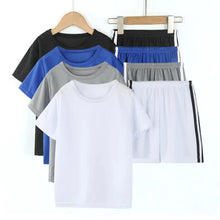 Load image into Gallery viewer, 2 Pcs Summer Children's Quick-drying Short-sleeved Shorts Su