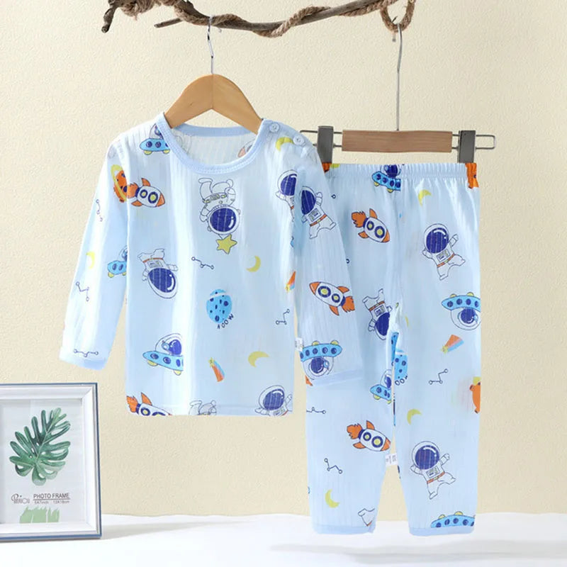 Cute Cartoon Cotton Pyjamas for Babies & Toddlers