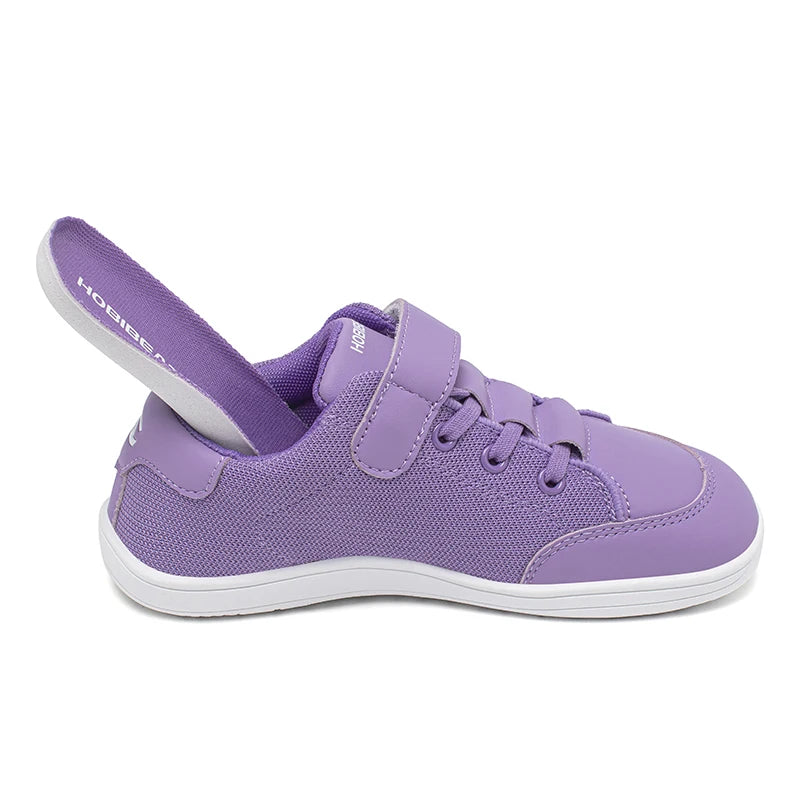 HOBIBEAR Mesh Barefoot Shoes Boys Girls Wide Toe Sneaker Zer