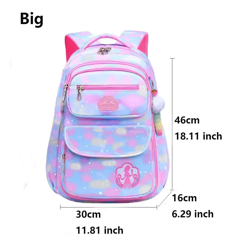 Children Girl Backpack School Bag Pink For Kid Child Teenage