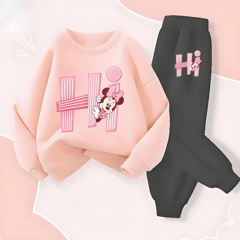 2026 Children's Long Sleeve Pullover Sets Spring Prinyted Gi