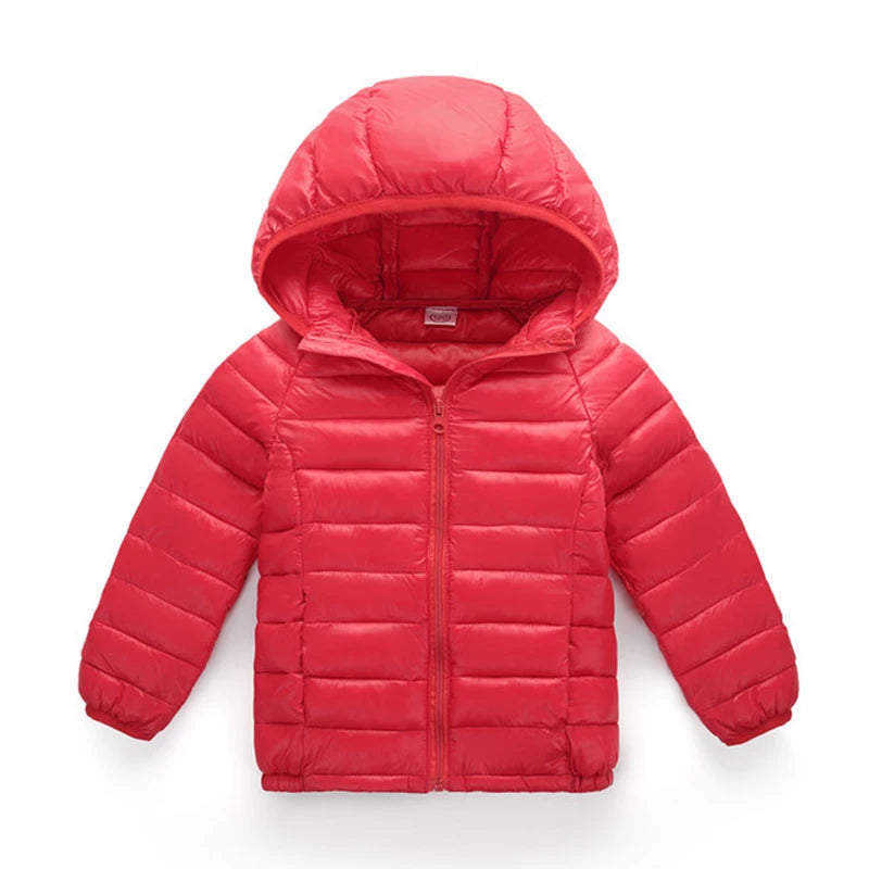 2-12 Years Autumn Winter Kids Cotton Jackets For Girls Child
