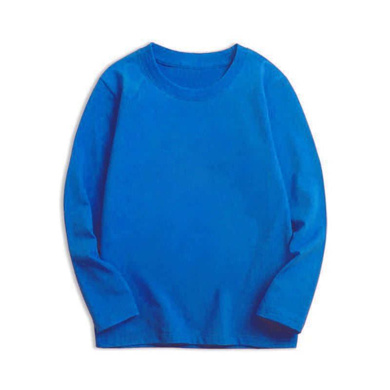 7 Colors Spring Long Sleeve Tees Children's T-shirt Cotton S