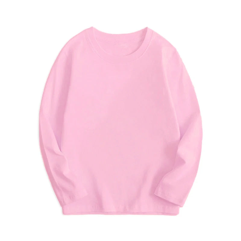 7 Colors Spring Long Sleeve Tees Children's T-shirt Cotton S