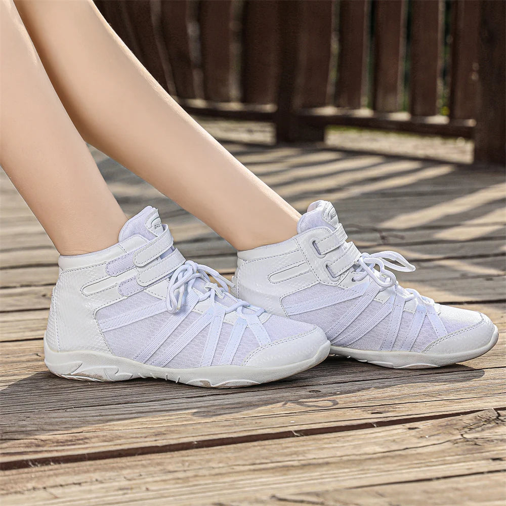 White Cheerleading Trainers for Kids
