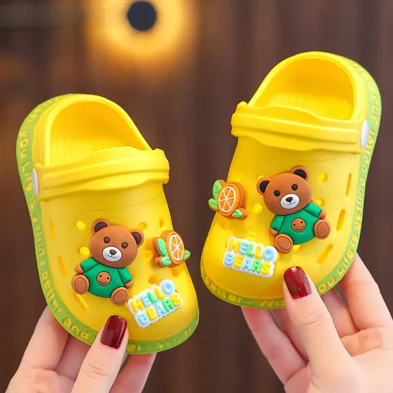 Children's Slippers Cute Cartoon Girls Boys with Soft Soles