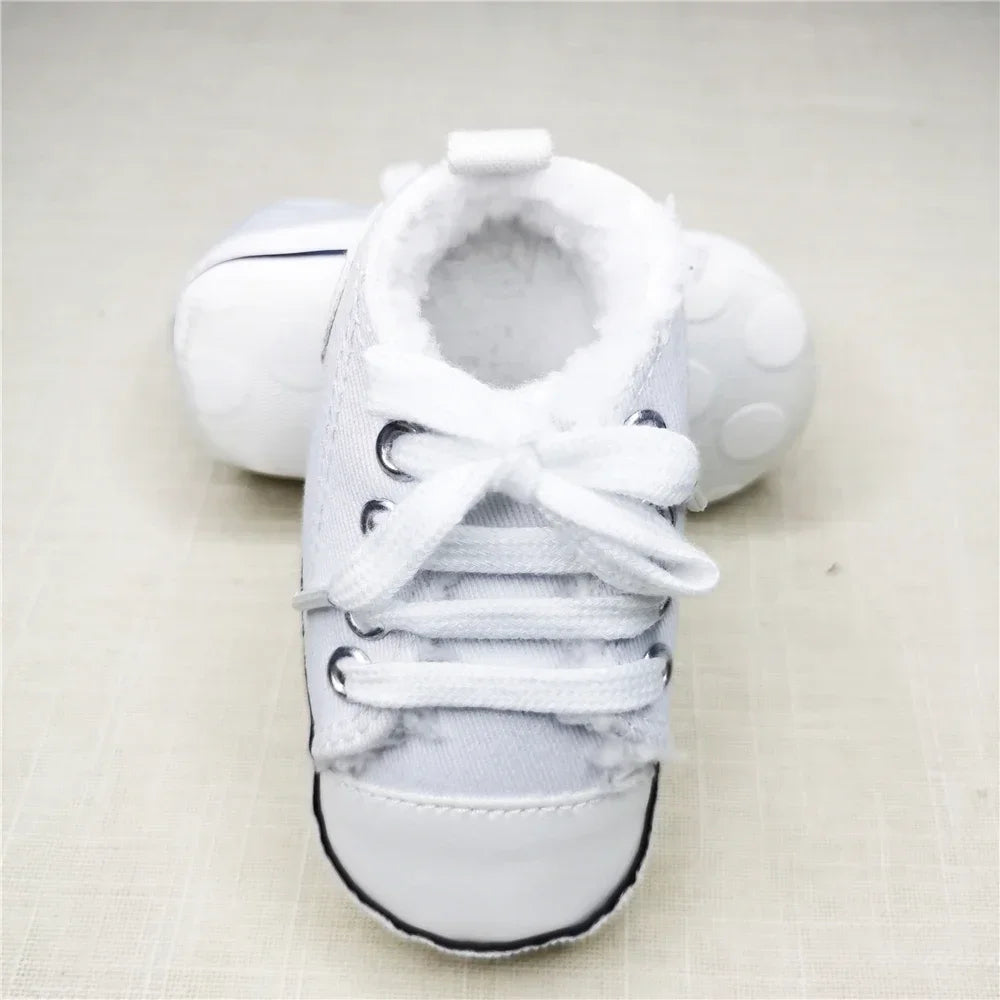 Baby Canvas Classic Sneakers Newborn Print Star Sports Baby