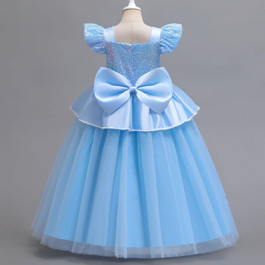 Disney Deluxe Elegant Cinderella Princess Ball Gown Fancy Bi
