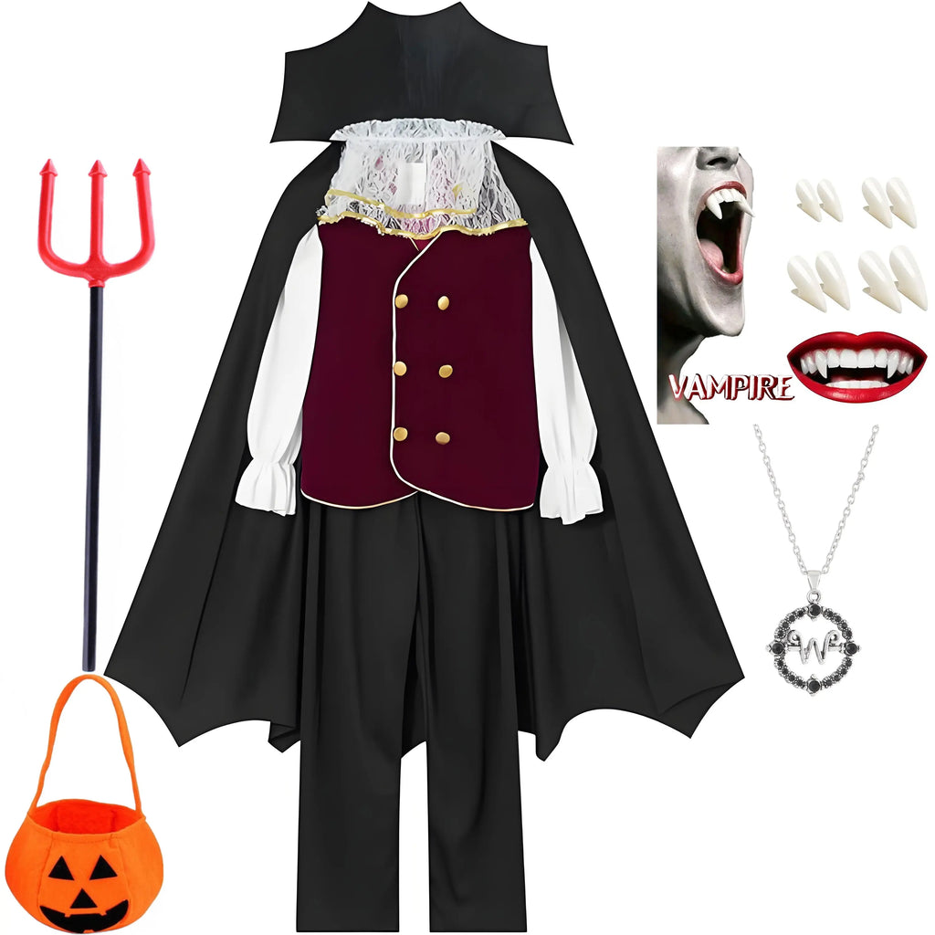 Gothic Vampire Costume for Kids