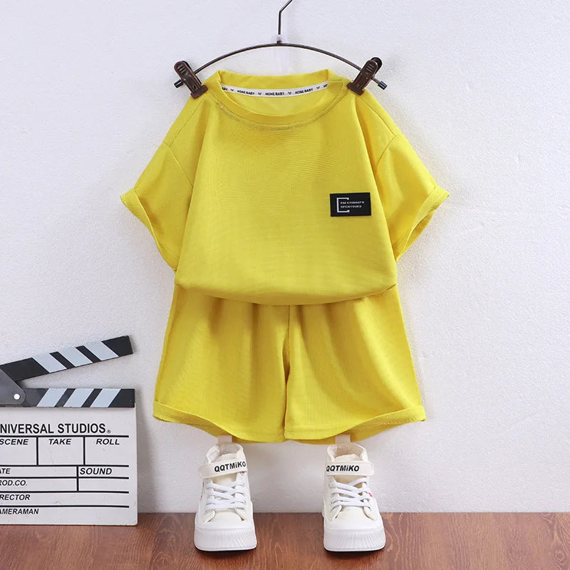 Waffle Knit Casual Set | Boys & Girls 2-10Y