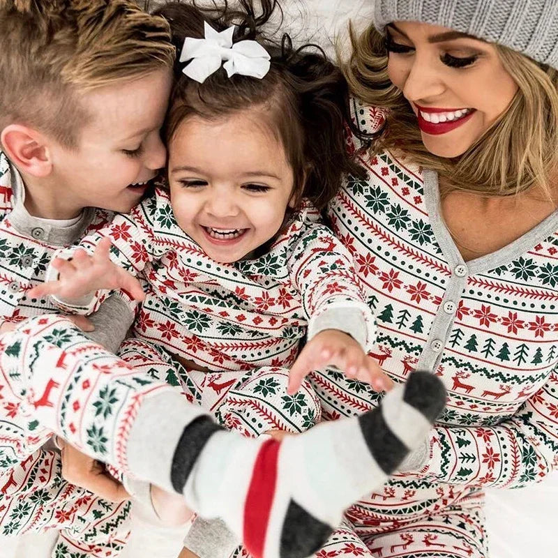 Family Matching Christmas Pyjamas Set