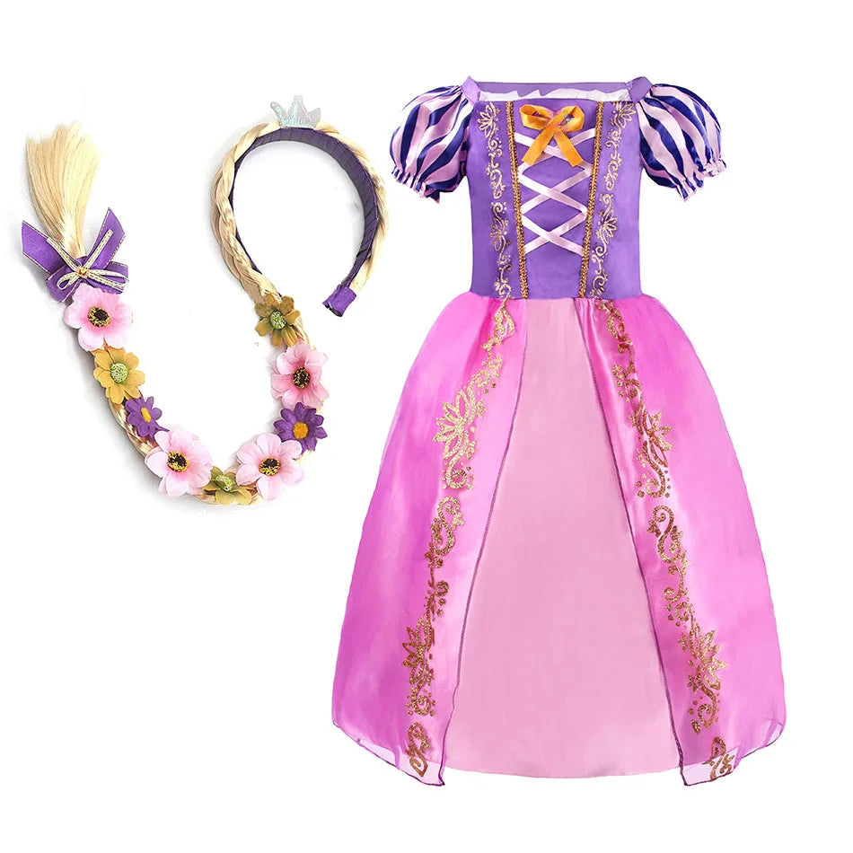 Rapunzel Princess Dress Costume, Ages 3–8