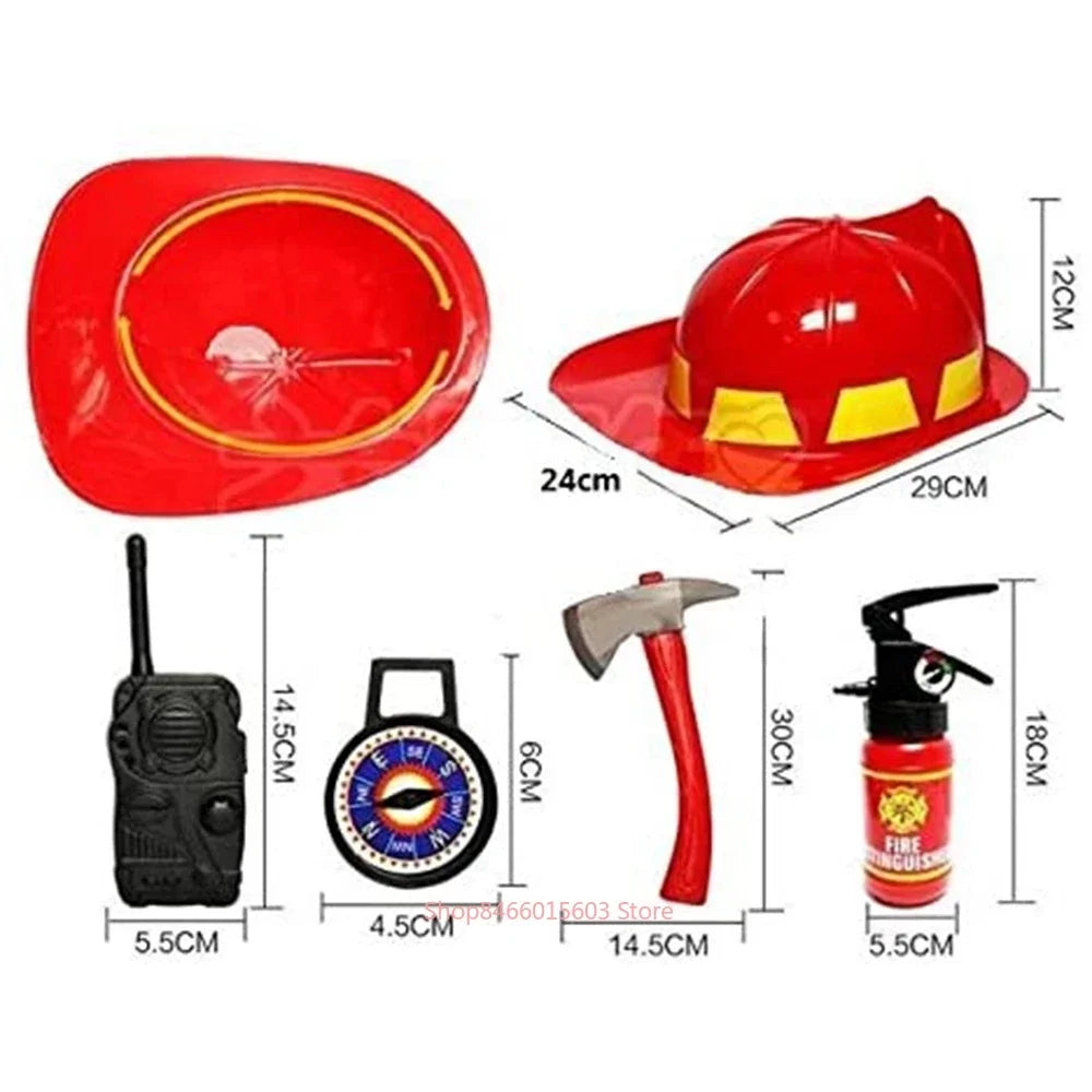 Kids Firefighter Uniform Costume