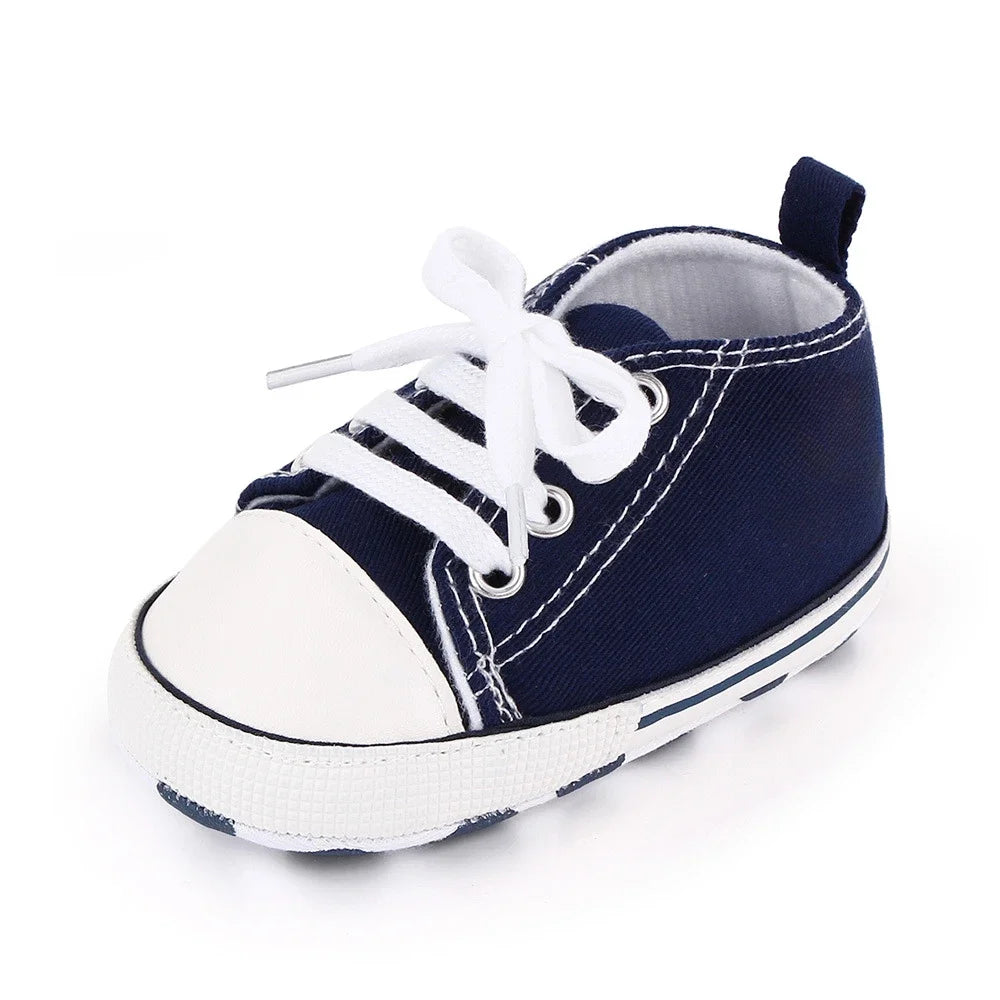 Baby Canvas Classic Sneakers Newborn Print Star Sports Baby