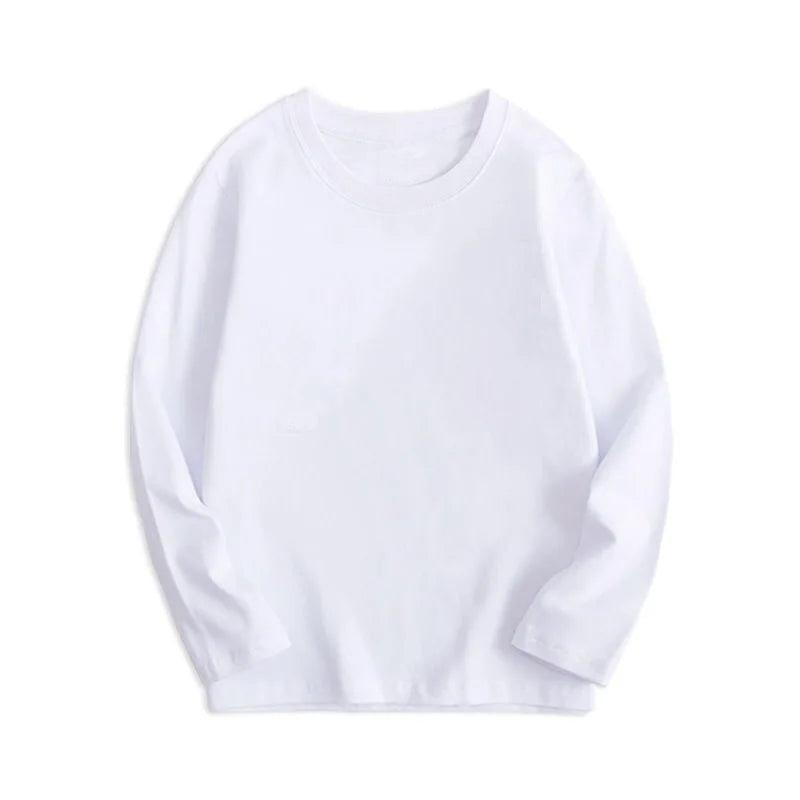 7 Colors Spring Long Sleeve Tees Children's T-shirt Cotton S
