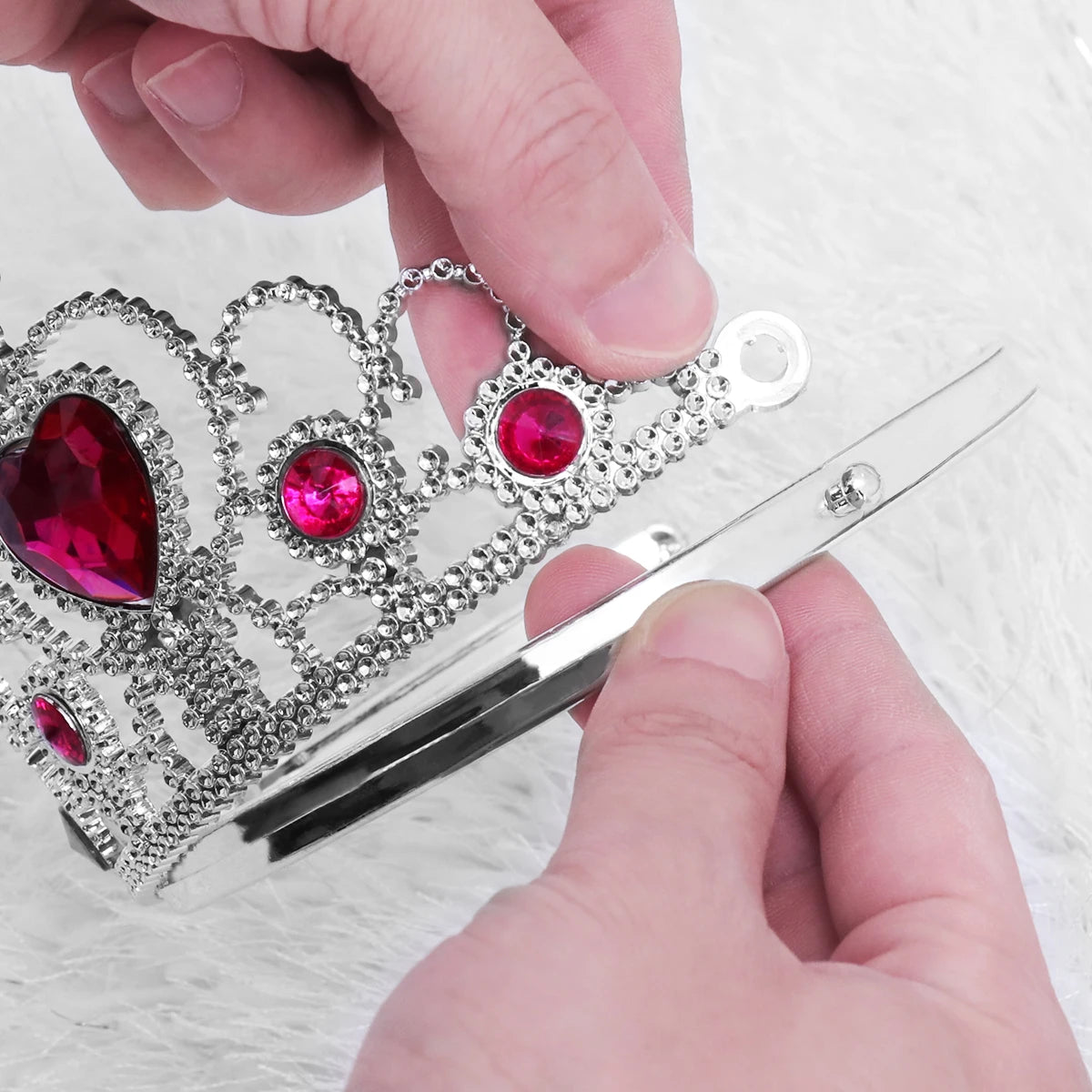 Princess Tiara Crown Set – 5 Sparkly Headpieces