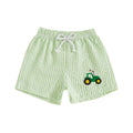 1-5Y Toddler Boys Football Shorts Seersucker Swim Trunks Gol