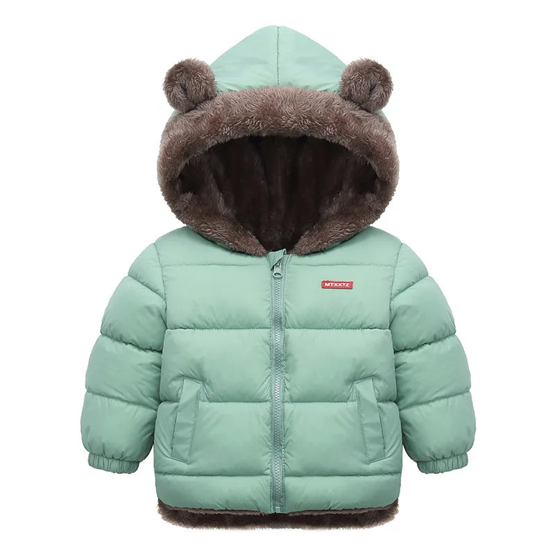 Kids Padded Hooded Coat | Cosy Winter Warmth