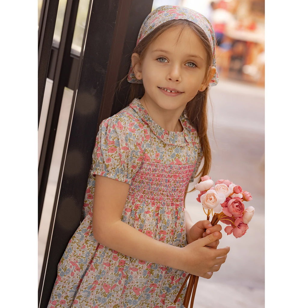 AP Chelsea Bloom Collection SS26 Floral Smocking Dress Baby