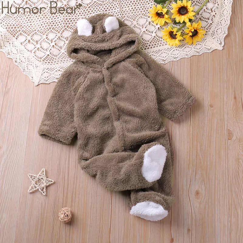 Cartoon Autumn Romper | Newborn–12 Months