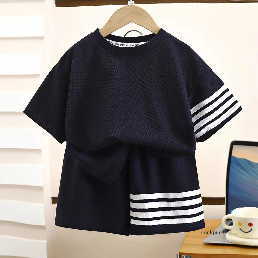 2pcs Baby Sports Suits Summer Clothes Boys Girls Casual Shor