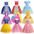 Disney Snow White Princess Dress Girl Belle Cosplay Costume