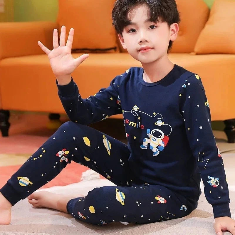 Dinosaur Cotton Pyjamas for Kids 2-14 Years