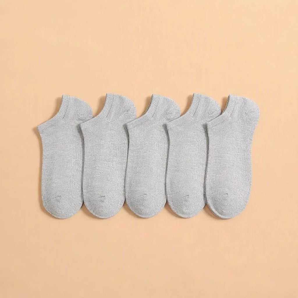 1/3/10Pairs Men's Ankle Socks Soft Breathable Stretchy Solid